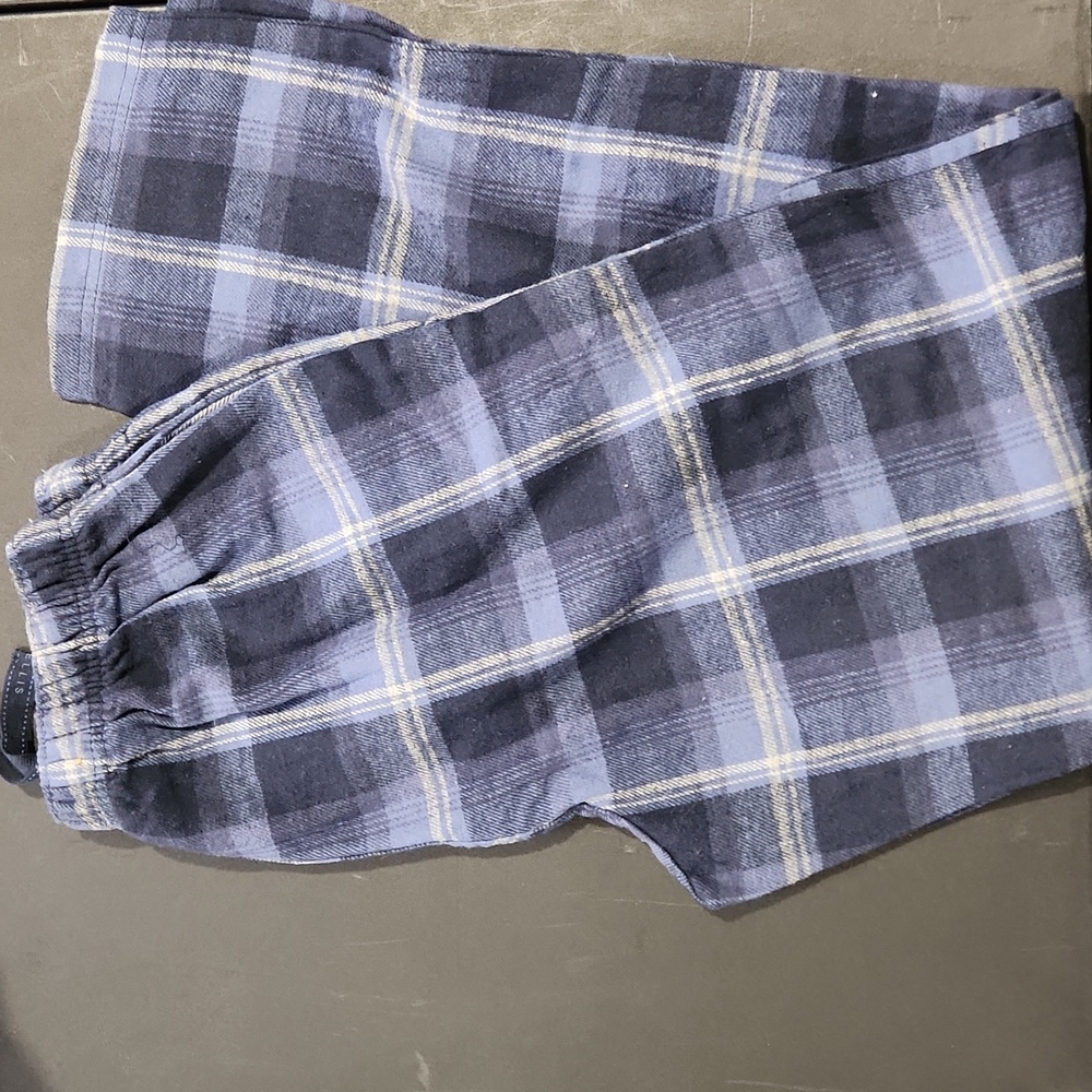 Perry Ellis Plaid PJ Bottoms S